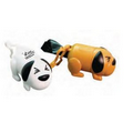 Dog Shaped Pet Trash Bag Container w/ Full Color Sticker